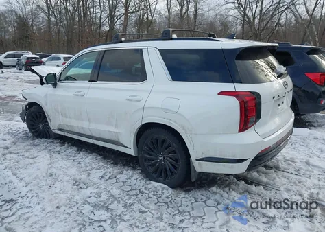 2024 Hyundai Palisade Calligraphy Night Edition from USA, damaged, VIN KM8R7DGE8RU718179